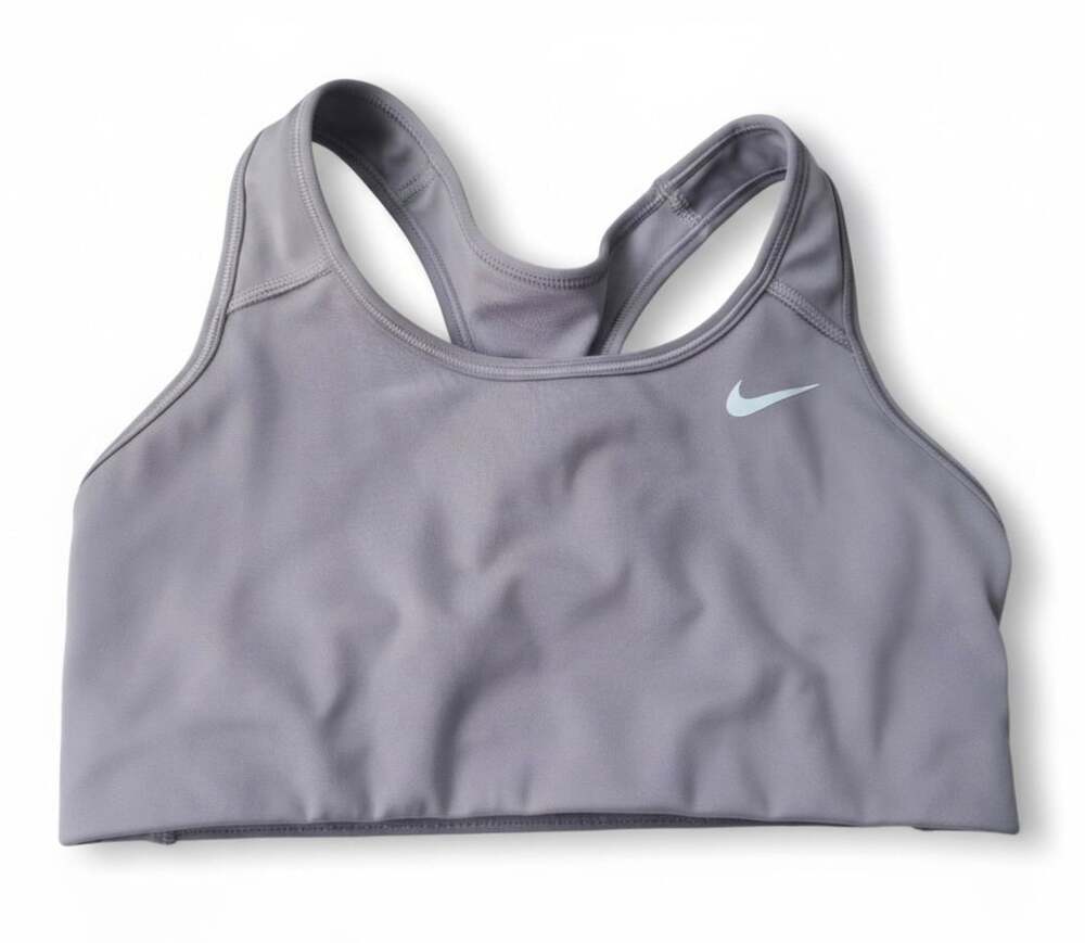 Nike Dri-FIT Swoosh Sports Bra Size S Purple Medium Support